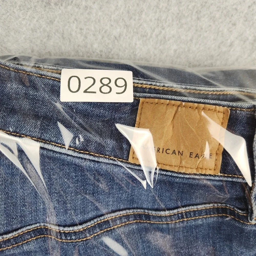 American‎ Eagle Jeans Women's Size 4 Reg Hi-Rise Jegging Dark Wash Stretch Denim